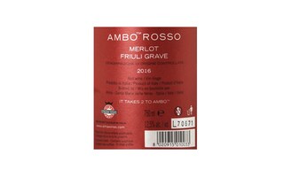 Italie - Italië | Lombardia - Friuli D.O.C. | Ambo Rosso Merlot Varietale 2017 