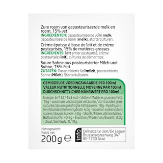 Delhaize | Crème | Epaisse | 15% M.G. 