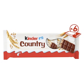 Kinder | Country | Chocolade | Reep | Melk | Gepofte granen 141 gr