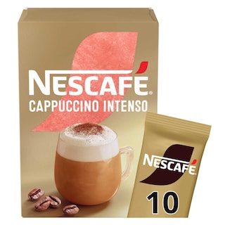 Nescafé | Cappuccino Intenso | Café soluble | 10 sticks 125 gr