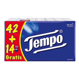 Tempo | Mouchoirs | 42+14 gr 