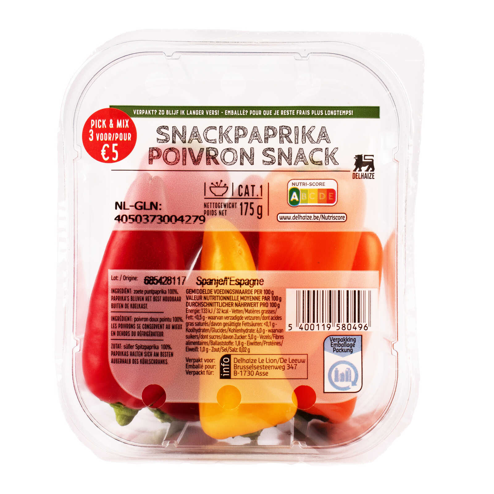 Delhaize Paprika | Snack