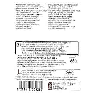 Delhaize | Spies | Kip | Mediteraans +/- 300 gr