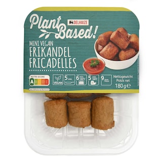 Delhaize | Plant-Based | Mini fricadelle |Vegan 180 gr