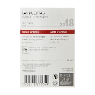 Chili | Central Valley | Las Puertas Cabernet Sauvignon 2018 