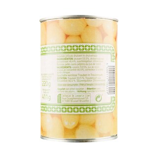 Delhaize | Druiven | Ontpit | Lichte siroop | Blik 