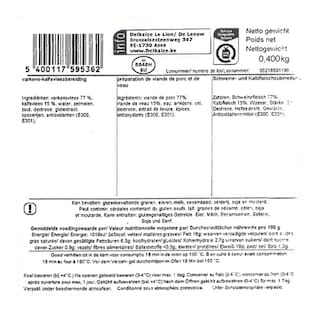 Delhaize | Boulettes | Porc | Veau 