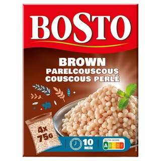 Bosto | Couscous Perle | Brun 4 x 75 gr