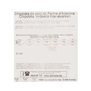 Delhaize | Chipolata | Hoevevarken | Ardens 