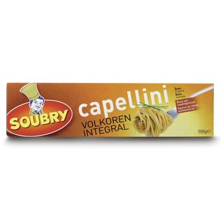 Soubry | Pasta | Capellini | Volkoren 