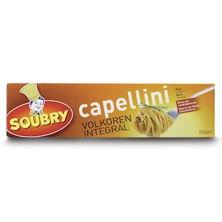 Soubry | Pâtes | Capellini | Blé entier 