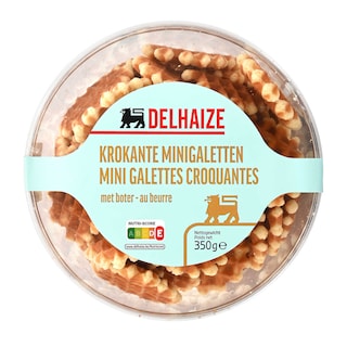 Delhaize | Koekjes | Mini Krokante Galetten 350 gr