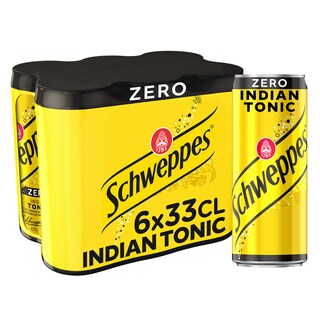 Schweppes | Indian Tonic | Zero | Blik 