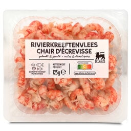 Delhaize | Chair d'écrevisses | Cuites 125 gr