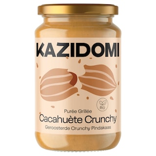 Kazidomi | Beurre de cacahuètes | Crunchy | Bio 
