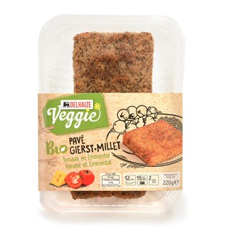 Delhaize | Bio | Pave Millet fromage et tomates | Bio 