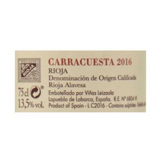 Espagne - Spanje | Rioja D.O.C. | Carracuesta 2016 