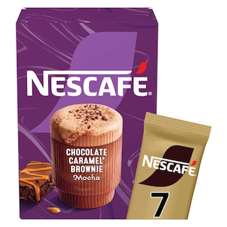 Nescafé | Gold | Mocha Chocolate Caramale Brownie | Oploskoffie 