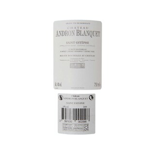 Bordeaux - Saint Estephe | CHATEAU ANDRON BLANQUET 2009 