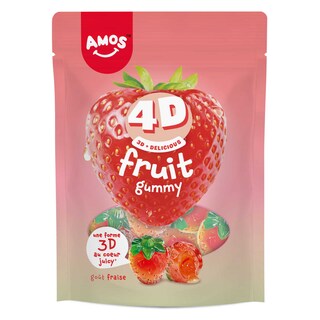 Amos | Snoepjes | Aardbei 120 gr