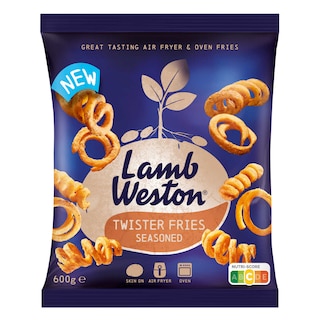 Lamb Weston | Twister fries | Seasoned | Family pack 600 gr