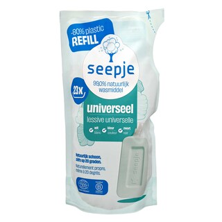 Seepje | Lessive | Liquide | Recharge | Universel | 1L | 23DS | Eco 23 pc