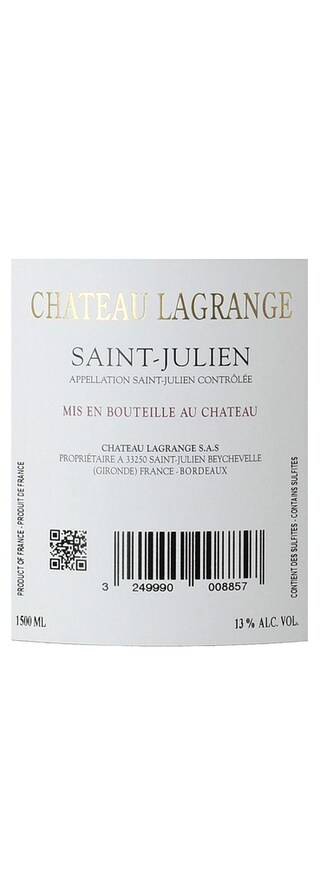 FR BORDEAUX SAINT JULIEN | CHATEAU LAGRANGE 2011 