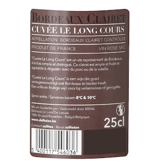 Le Long Cours | Bordeaux Clairet 