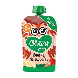 Olvarit | Knijpzakje | Banaan Aardbei | 6m+ 