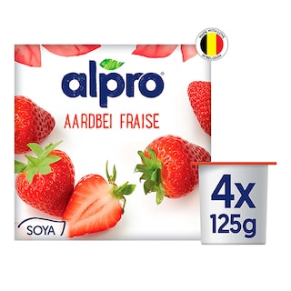 Alpro | Aardbei | Plantaardig alternatief voor yoghurt 
