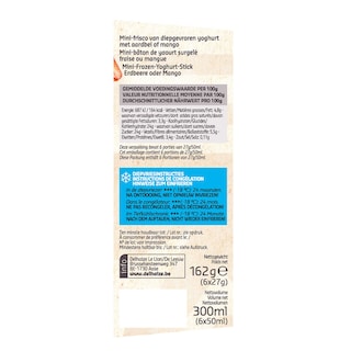 Delhaize | Yaourt | Stick | Mangue | Fraise 