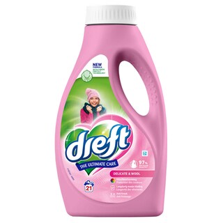 Dreft | Wasmiddel | Vloeibaar | Wol & Zijde | 0,945L 21 st
