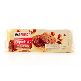 Delhaize | Koekjes | Sesam, chocolade & hazelnoten 5% 