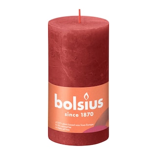 Bolsius | Bougie | 130/68 | Delicate Red 