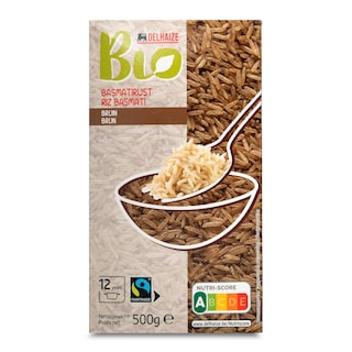 Delhaize | Basmati | Volkoren | Rijst | Bio 