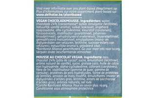 Delhaize | Plant-Based | Mousse | Chocolat | Vegan 75 gr