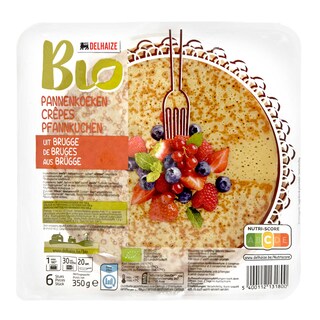 Delhaize | Bio | Pannenkoeken | Bio 6 x 58,333 gr