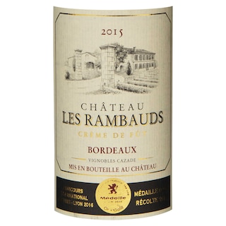 France - Frankrijk | Bordeaux - Bordeaux | Château Les Rambauds 2015 Rouge 