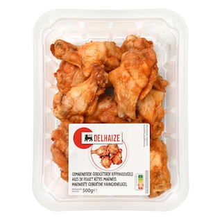 Delhaize | Vleugels | Kip | Gemarineerd en geroosterd 