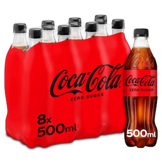 Coca-Cola | Zero Sugar | PET 8 x 50 cl