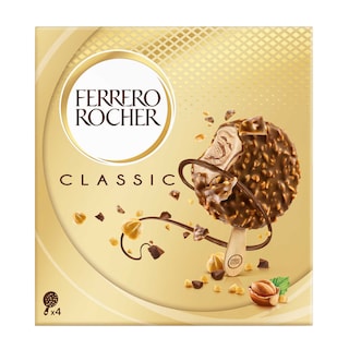 Ferrero | Rocher | Glace | Chocolat | Noisette 4 x 7 cl