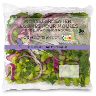 Delhaize | Mosselgroenten | Rode ui 