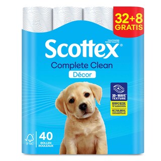 Scottex | Toiletpapier | Regular | Decor | Eco | 32+8 40 st