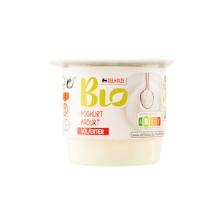 Delhaize | Bio | Yaourt | Entier | Bio 