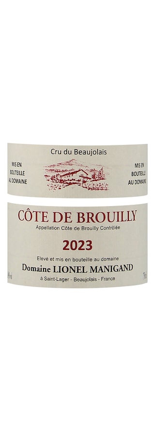 Domaine Lionel Manigand | Côte de Brouilly | 2023 