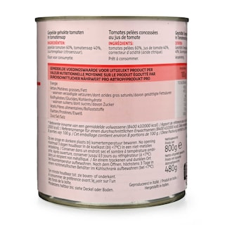 Delhaize | Tomates | Pelées | Cubes 800 gr