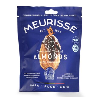 Meurisse | Chocolade | Amandel | Zwart |Coconut 100 gr