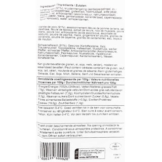 Delhaize | Chipolata | 3 Pièces 180 gr