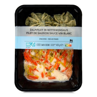 Delhaize | Saumon | Filet | Vin blanc 