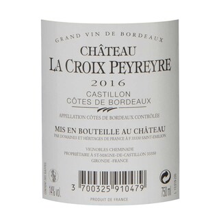 France - Frankrijk | Bordeaux - Côtes de Castillon | Château La Croix Peyreyre 16 | BIO 